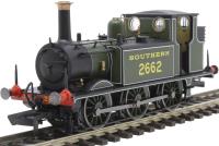 Class A1X Terrier 0-6-0T 2662 in Southern Railway olive green