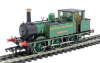 Class A1X Terrier 0-6-0T 13 'Carisbrooke' in SR malachite green with British Railways lettering - DCC fitted