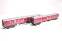 B.R Full Parcels Brake Coaches x 2 - Assembly Pack 35115, 35116