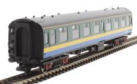 Mk1 FO brake force runner DB977352 in BR departmental green and yellow