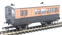4 wheel brake 3rd 179 in LSWR brown and umber