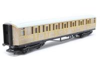 Gresley composite coach in LNER teak 24386