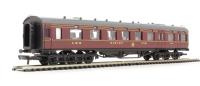 LMS 68' 12-wheel dining car period 3 in LMS maroon - 229