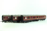 Pack of 3 Hornby Mk1 Coaches in BR Maroon