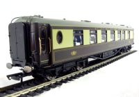 Aluminium sided Pullman 1st class kitchen car "Octavia" with working table lamps