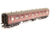 BR Mk1 CK Composite Coach in Hogwarts Railway maroon - 99716 - Harry Potter range