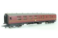 Mk1 BSK Brake Second Corridor 99723 in Hogwarts Railways maroon - Harry Potter and the Goblet of Fire edition
