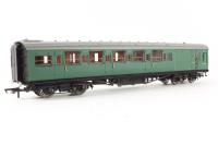 BR Southern green Maunsell 6 compartment 3rd class brake coach