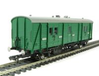 Maunsell 4-wheel passenger brake van in BR Southern green No. S7935