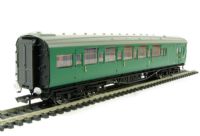 Maunsell Brake composite coach S6647S in BR southern green 