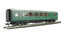 Southern Railway green Maunsell 6 Compartment 3rd Class Brake (High Window) 2802 - Set 239