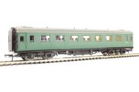 Ex-SR Unconverted open 2nd class coach in BR green