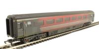 Mk3 FO first open in unbranded Virgin Trains red and black - 10245 - weathered