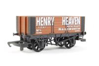 R454 6-Plank Open Wagon in brown - Henry Heaven, Nailsworth - No. 1