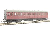 Gresley suburban third class E82288E in BR Crimson