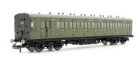 58' Maunsell Rebuilt (Ex LSWR 48') eight compartment brake third 2639 in SR olive green