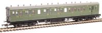 58' Maunsell Rebuilt (Ex LSWR 48') six compartment brake composite 6401 in SR olive green