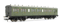 58' Maunsell Rebuilt (Ex LSWR 48') six compartment brake composite 6404 in SR olive green