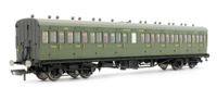 58' Maunsell Rebuilt (Ex LSWR 48') nine compartment third 304 in SR olive green