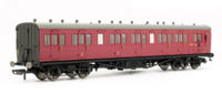 58' Maunsell Rebuilt (Ex-LSWR 48GÇÖ) Six Compartment Lavatory brake composite S6402S in BR crimson