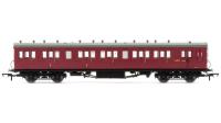 58' Maunsell Rebuilt (Ex-LSWR 48’) Six Compartment Lavatory brake composite S6402S in BR crimson