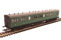 58' Maunsell Rebuilt (Ex-LSWR 48’) six compartment brake third 2628 in SR malachite green