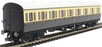 Collett 57' 'Bow ended' non-corridor composite (Left-hand) in GWR chocolate and cream - 6626
