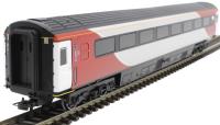 Mk3 TSD trailer standard disabled 42091 in LNER red and white