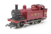 Class 3F 0-6-0T 7606 in LMS crimson