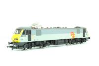 Class 90 90037 in Railfreight Distribution grey