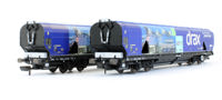Biomass wagon in 'Drax Northern Powerhouse' livery 83700698048-1 & 83700698068-9 - pack of 2