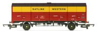 ZRA 45 ton box van in BR Satlink Western red & yellow - KDC201003 - Railroad Range