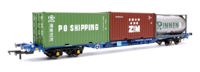 R60239 KFA Container Wagon with 2 x 20 Containers & 1 x 20 Tanktainer