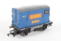 Conflat and container wagon "Hornby 2001"