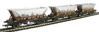 32.5T MGR HAA coal hopper wagons 357570/357571/357572 - Weathered - Pack of 3