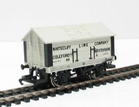 Lime wagon in white - Whitecliff Line Company - No. 6