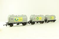 PCA 'Vee' cement tank wagons in Blue Circle Cement grey - 9346, 9347 and 9348 - Pack of 3