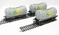 VEE tank wagons "Blue Circle Cement" - Pack of 3