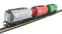 TTA Tank Wagons in Esso grey, Amoco red and BP green liveries - pack of 3