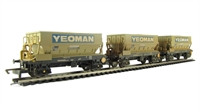 PGA Hopper Wagons in Yeoman livery - Pack of 3