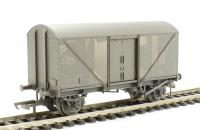 R6647 12 ton barrier wagon (ex-fish van) in BR bauxite - weathered - E87263