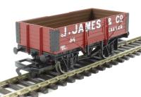 R6700 5 Plank Open Wagon 96 "J. James & Co"