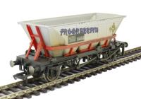 HAA MGR hopper wagon 351854 in Railfreight red livery - with graffiti