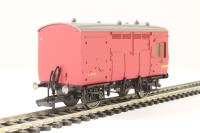 R6727 Horse box 42489 in LMS maroon