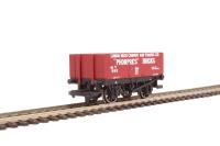 R6754 6-plank open wagon in red - London Brick Company and Forders Ltd "Phorpres" Bricks 988