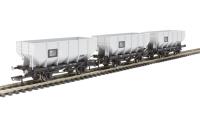 Pack of 3 21 ton hoppers in BR grey