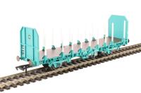 OTA timber wagon in blue with parallel stanchions