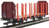 OTA timber wagon 200763 in EWS maroon with tapered stanchions