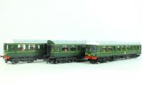 Class 110 3 Car DMU E51824, E59708 & E51844 in BR green with speed whiskers