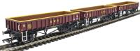 Triple pack of MHA ‘Coalfish’ Ballast wagons in EWS livery